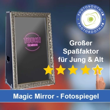 In Dransfeld einen Magic Mirror Fotospiegel mieten
