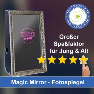 In Dresden einen Magic Mirror Fotospiegel mieten