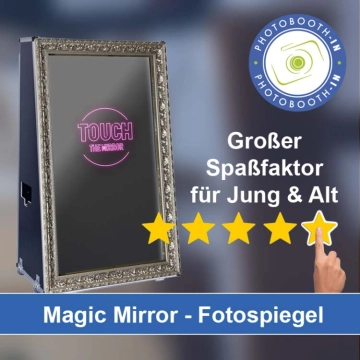 In Dürrröhrsdorf-Dittersbach einen Magic Mirror Fotospiegel mieten