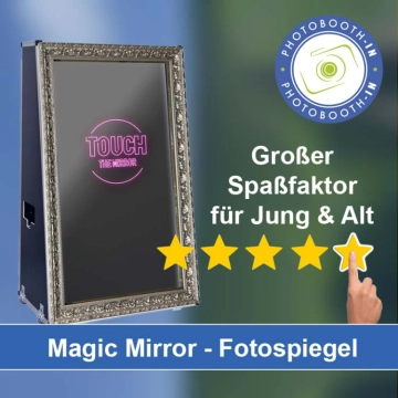 In Duisburg einen Magic Mirror Fotospiegel mieten