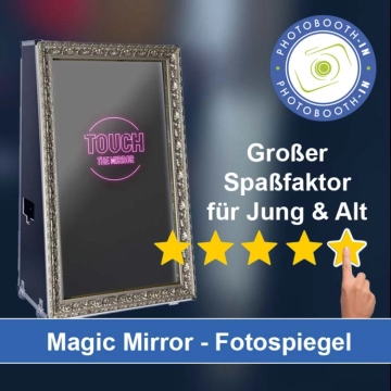 In Dußlingen einen Magic Mirror Fotospiegel mieten