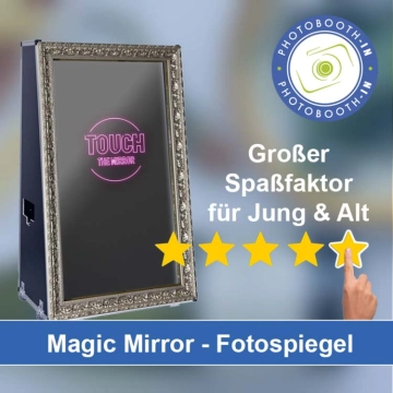 In Ebensfeld einen Magic Mirror Fotospiegel mieten