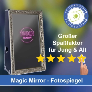 In Ebermannstadt einen Magic Mirror Fotospiegel mieten