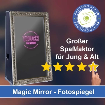 In Ebern einen Magic Mirror Fotospiegel mieten