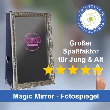 In Ebersbach an der Fils einen Magic Mirror Fotospiegel mieten