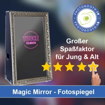 In Eberswalde einen Magic Mirror Fotospiegel mieten