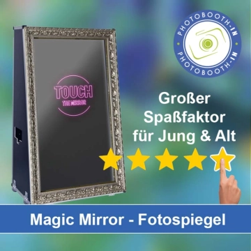 In Eckersdorf einen Magic Mirror Fotospiegel mieten