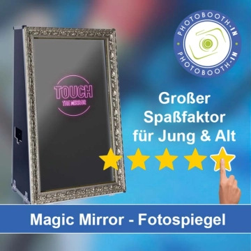 In Edingen-Neckarhausen einen Magic Mirror Fotospiegel mieten