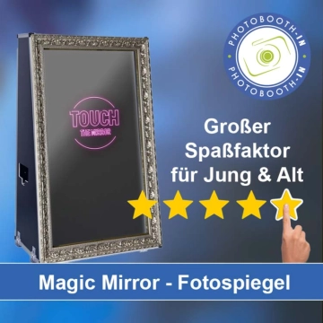 In Egenhofen einen Magic Mirror Fotospiegel mieten