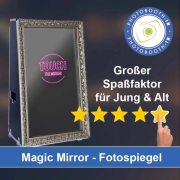 In Eibenstock einen Magic Mirror Fotospiegel mieten