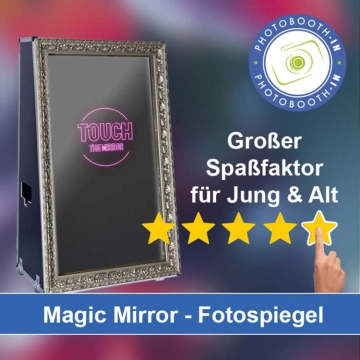 In Eisenach einen Magic Mirror Fotospiegel mieten