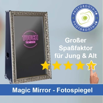 In Elchingen einen Magic Mirror Fotospiegel mieten