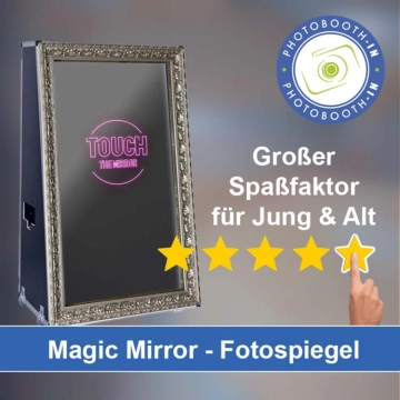 In Elmenhorst/Lichtenhagen einen Magic Mirror Fotospiegel mieten