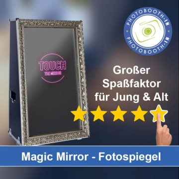 In Emmingen-Liptingen einen Magic Mirror Fotospiegel mieten