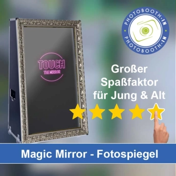 In Enkenbach-Alsenborn einen Magic Mirror Fotospiegel mieten