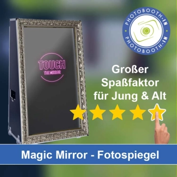 In Eppelborn einen Magic Mirror Fotospiegel mieten