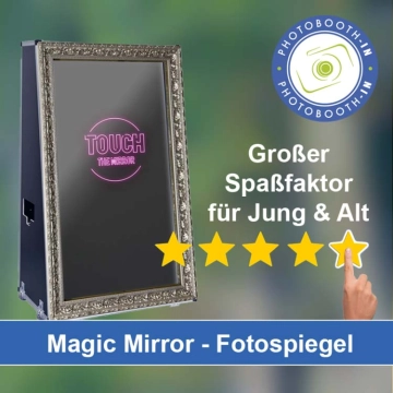 In Erftstadt einen Magic Mirror Fotospiegel mieten