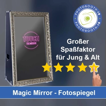 In Erlensee einen Magic Mirror Fotospiegel mieten