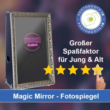 In Ertingen einen Magic Mirror Fotospiegel mieten