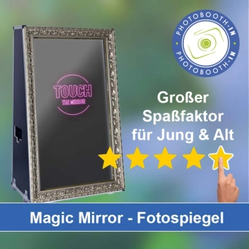 In Eschau einen Magic Mirror Fotospiegel mieten