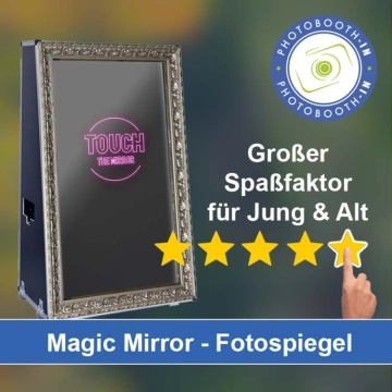 In Essen einen Magic Mirror Fotospiegel mieten