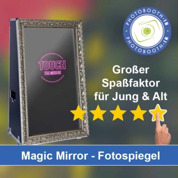 In Estenfeld einen Magic Mirror Fotospiegel mieten