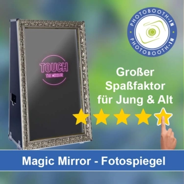 In Falkensee einen Magic Mirror Fotospiegel mieten
