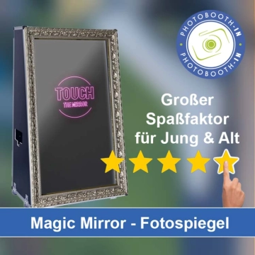 In Feldberger Seenlandschaft einen Magic Mirror Fotospiegel mieten