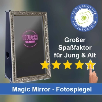 In Feldkirchen (München) einen Magic Mirror Fotospiegel mieten