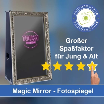 In Feldkirchen-Westerham einen Magic Mirror Fotospiegel mieten