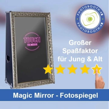In Flintbek einen Magic Mirror Fotospiegel mieten