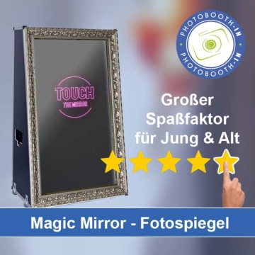 In Flöha einen Magic Mirror Fotospiegel mieten