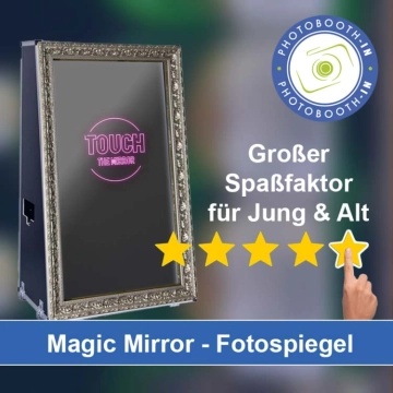 In Forchtenberg einen Magic Mirror Fotospiegel mieten