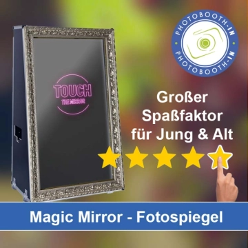 In Forst (Lausitz) einen Magic Mirror Fotospiegel mieten