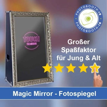 In Frammersbach einen Magic Mirror Fotospiegel mieten