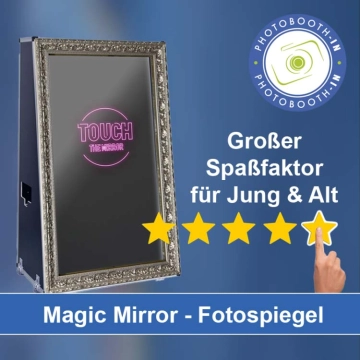 In Frankenberg/Sachsen einen Magic Mirror Fotospiegel mieten