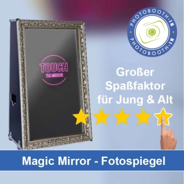 In Fredenbeck einen Magic Mirror Fotospiegel mieten