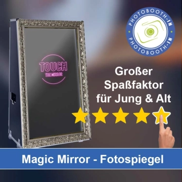 In Freisen einen Magic Mirror Fotospiegel mieten