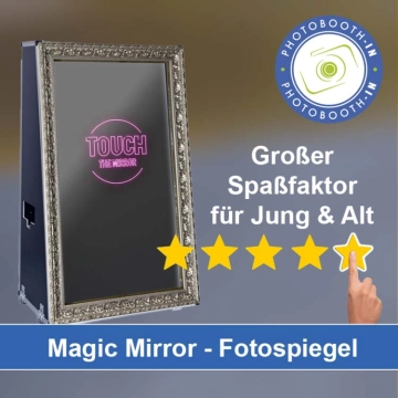 In Frensdorf einen Magic Mirror Fotospiegel mieten