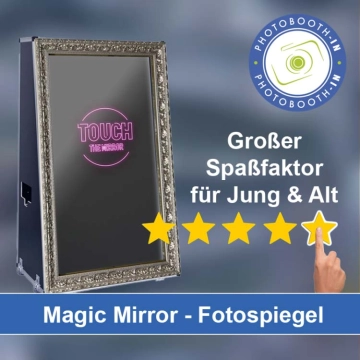In Friedrichsdorf einen Magic Mirror Fotospiegel mieten