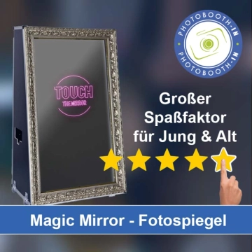 In Fürstenfeldbruck einen Magic Mirror Fotospiegel mieten