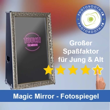 In Garmisch-Partenkirchen einen Magic Mirror Fotospiegel mieten