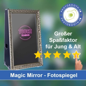 In Geisenhausen einen Magic Mirror Fotospiegel mieten