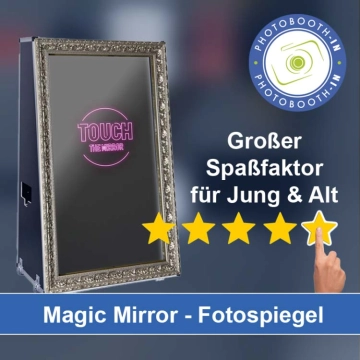 In Geldersheim einen Magic Mirror Fotospiegel mieten
