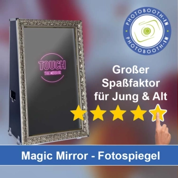 In Gelenau/Erzgebirge einen Magic Mirror Fotospiegel mieten