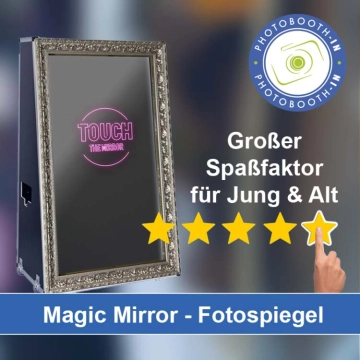 In Gelnhausen einen Magic Mirror Fotospiegel mieten