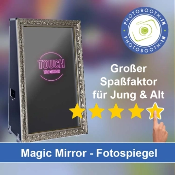 In Gemmingen einen Magic Mirror Fotospiegel mieten