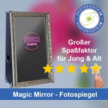 In Genthin einen Magic Mirror Fotospiegel mieten