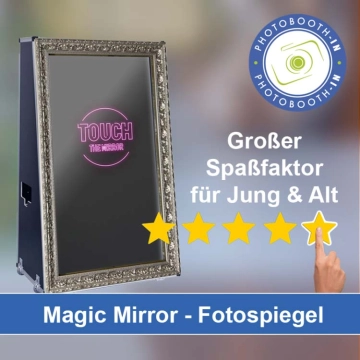 In Georgensgmünd einen Magic Mirror Fotospiegel mieten