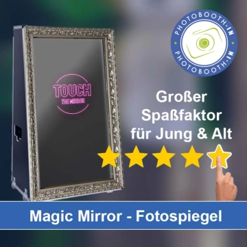 In Gera einen Magic Mirror Fotospiegel mieten